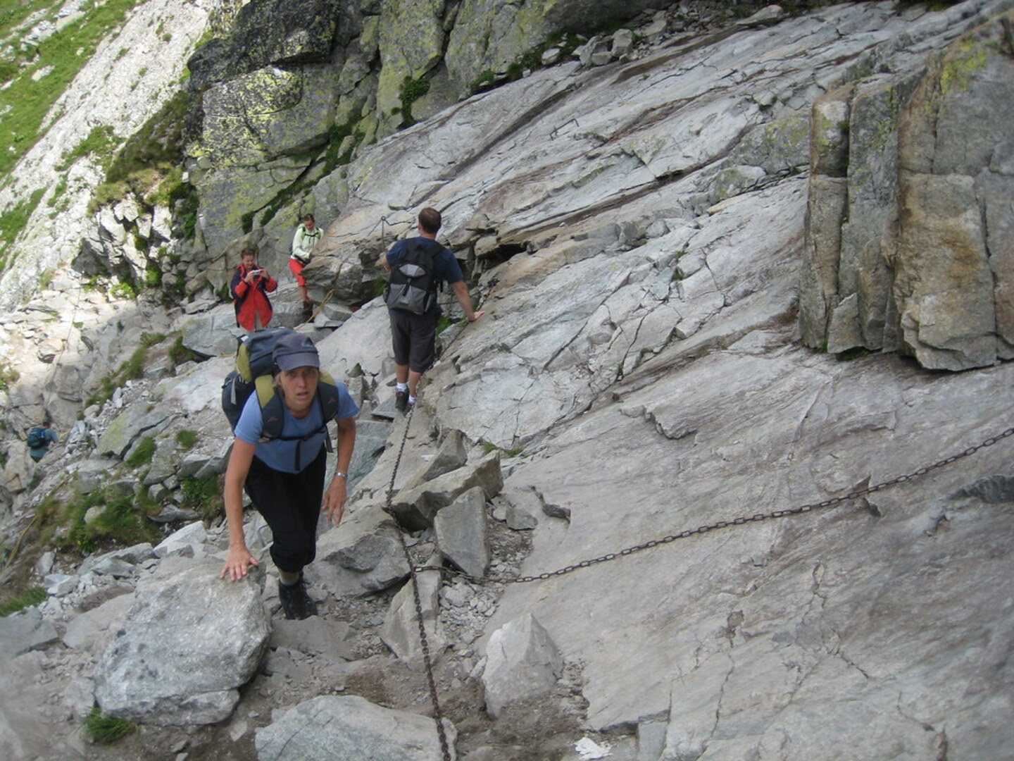 Hikers on Rysy Trails